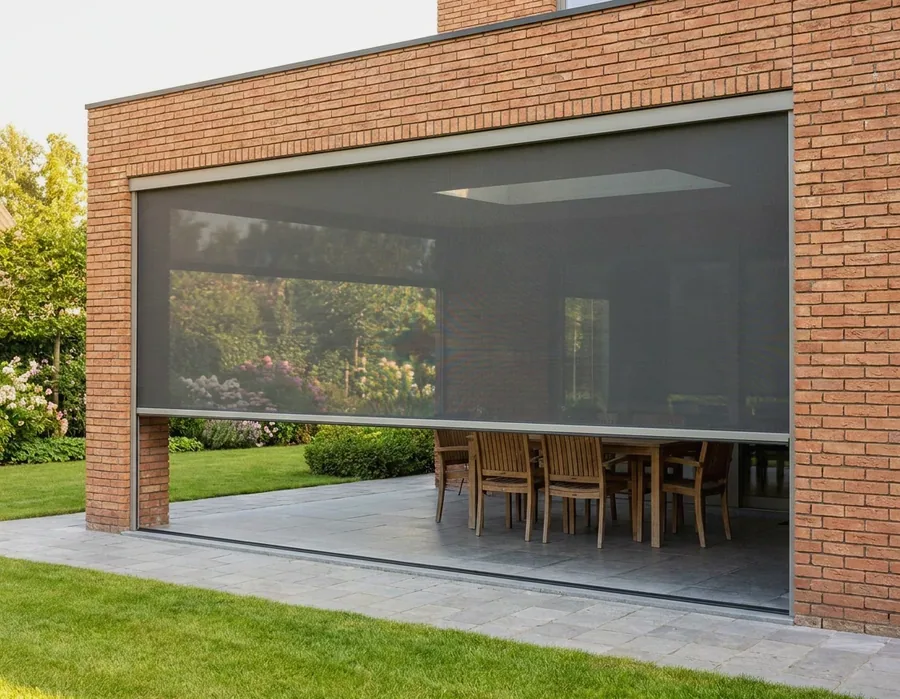 Zip screens fitted in a Raslouw home